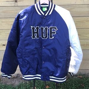 NWT HUF size M baseball jacket